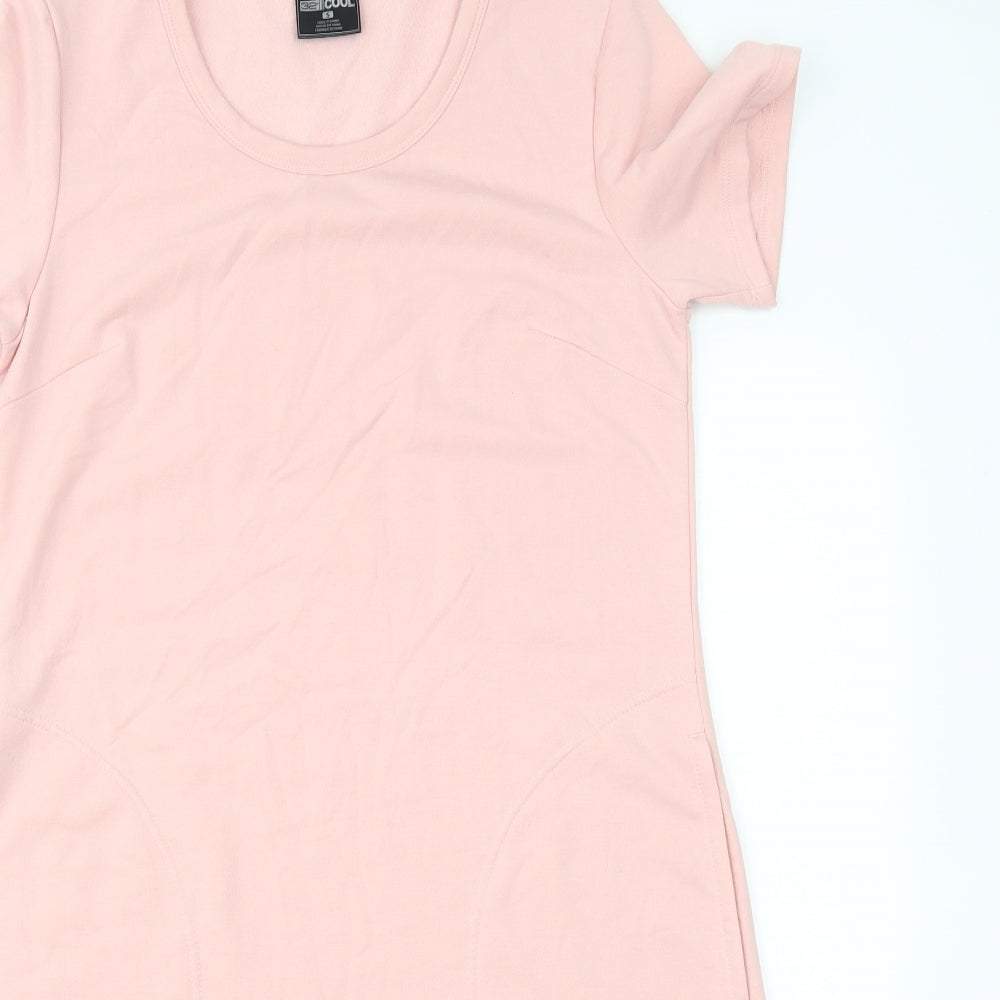 32 cool Womens Pink   T-Shirt Dress  Size S