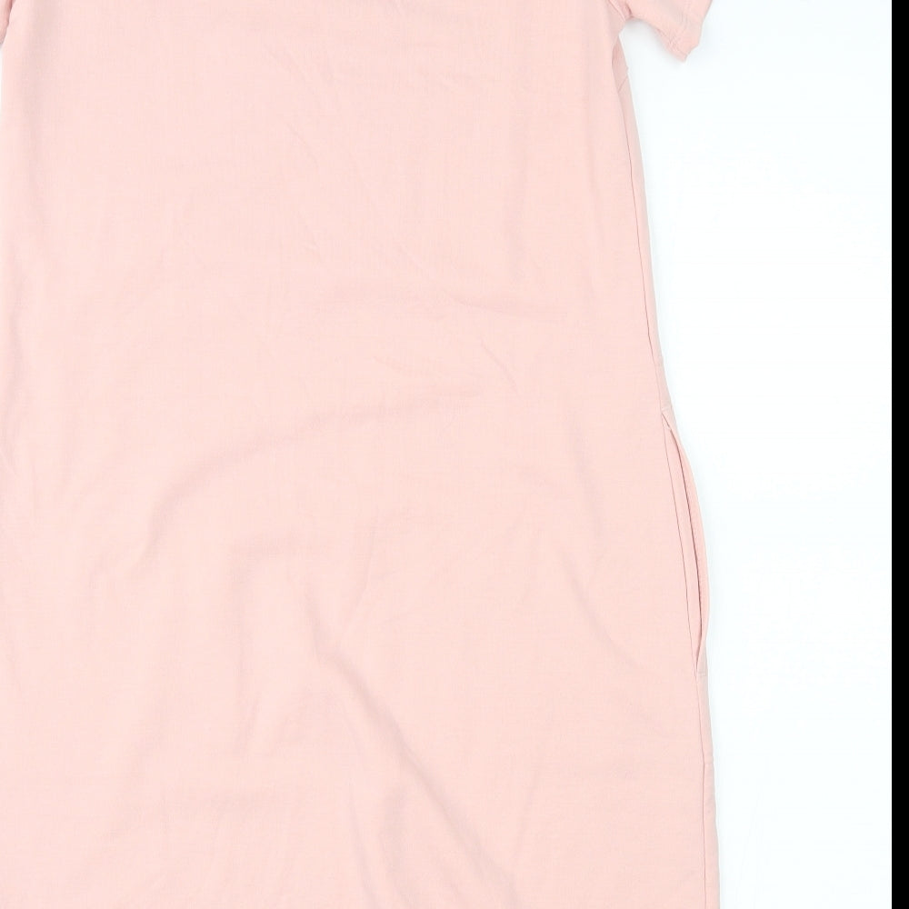 32 cool Womens Pink   T-Shirt Dress  Size S