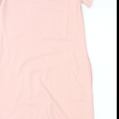 32 cool Womens Pink   T-Shirt Dress  Size S