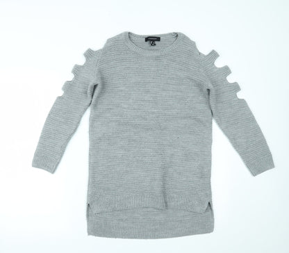 Primark Womens Grey   Pullover Jumper Size 4