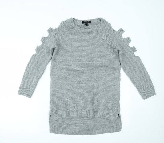Primark Womens Grey   Pullover Jumper Size 4