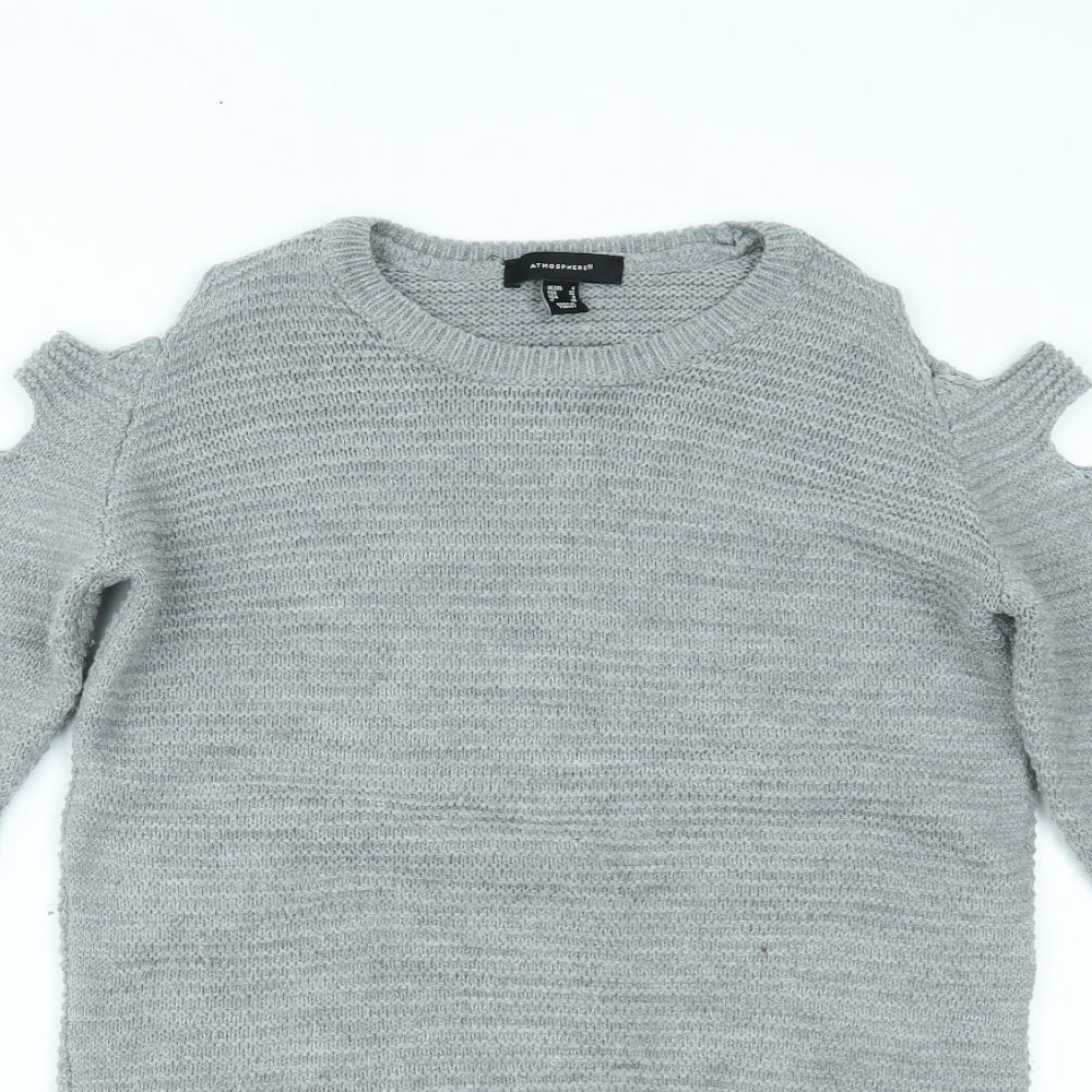 Primark Womens Grey   Pullover Jumper Size 4