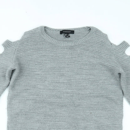 Primark Womens Grey   Pullover Jumper Size 4