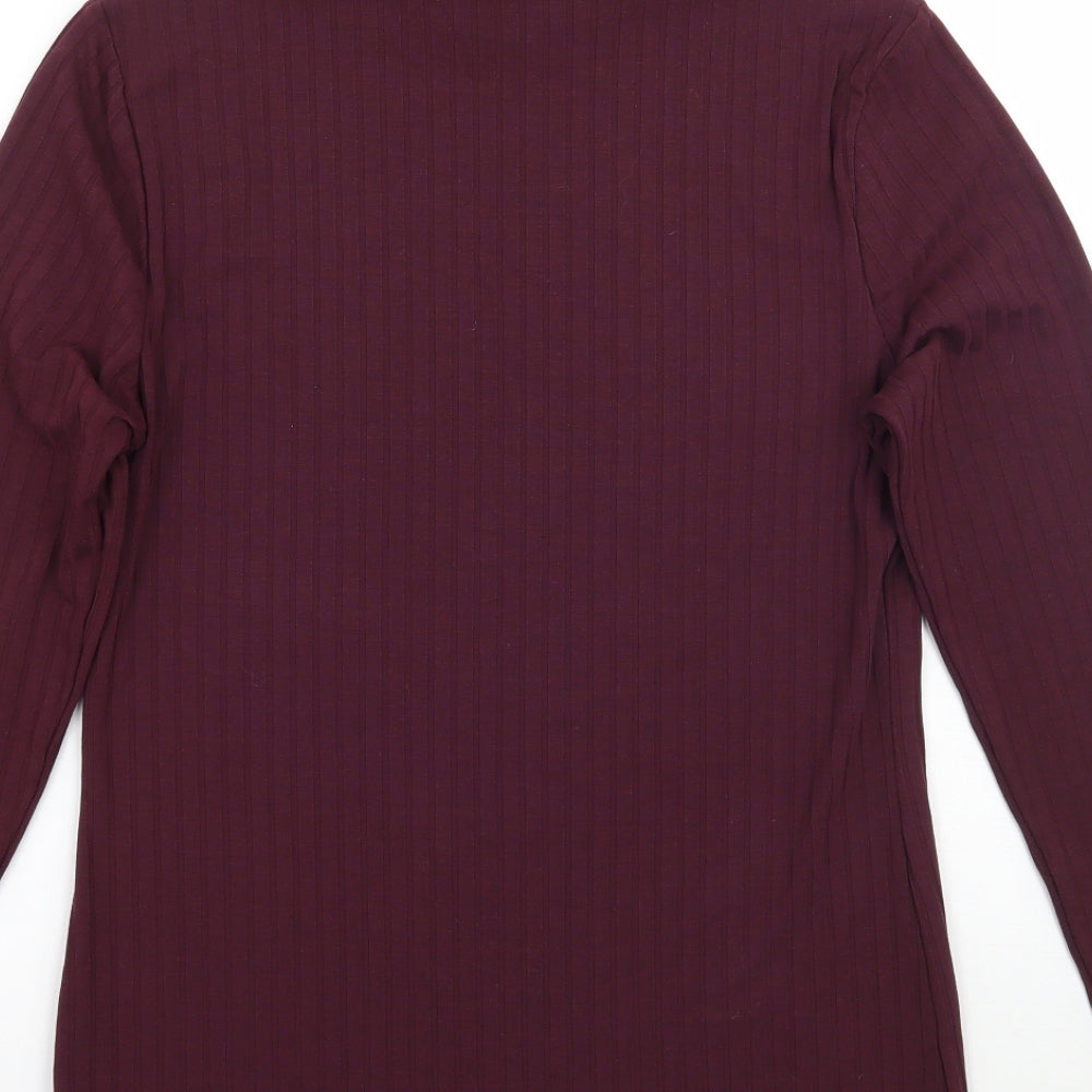 F&F Womens Purple   Basic T-Shirt Size 14