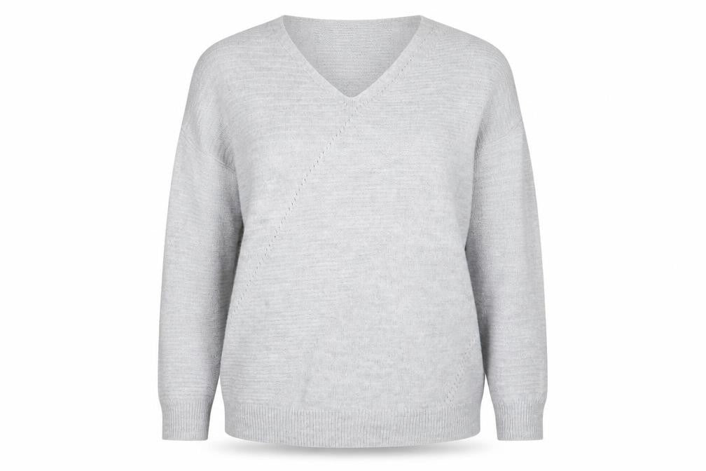 Womens UK Size L Topshop Grey Pullover Jumper