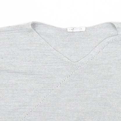 Womens UK Size L Topshop Grey Pullover Jumper
