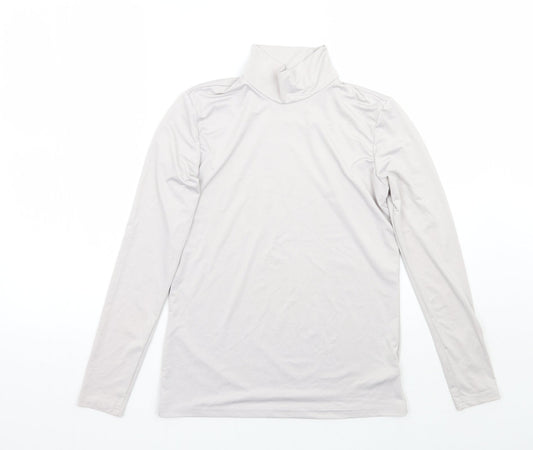 SheIn Womens Grey   Basic T-Shirt Size L