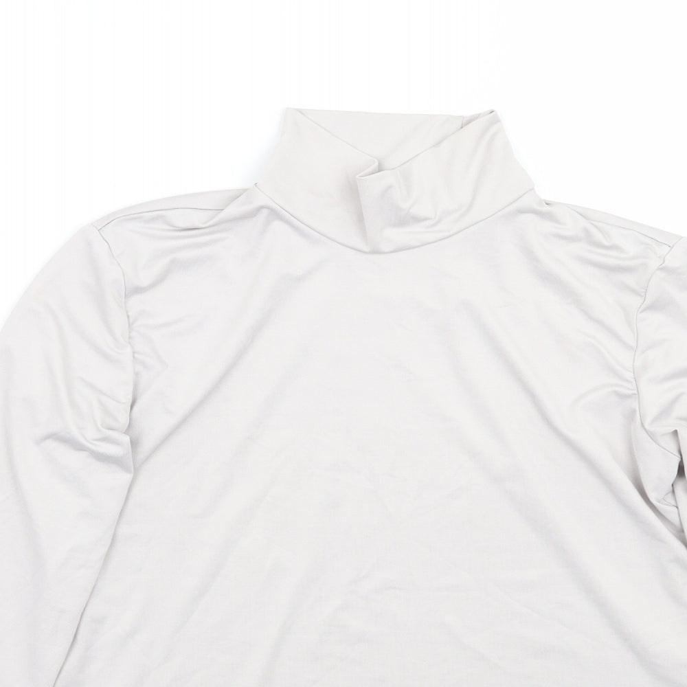 SheIn Womens Grey   Basic T-Shirt Size L