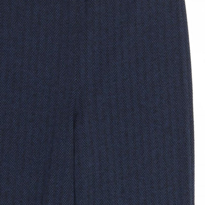 Womens UK Size 12 Marks and Spencer Regular Fit  Blue Trousers