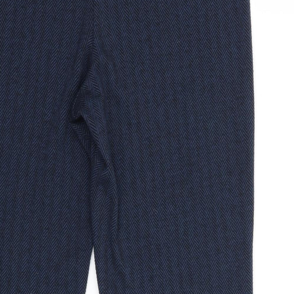 Womens UK Size 12 Marks and Spencer Regular Fit  Blue Trousers