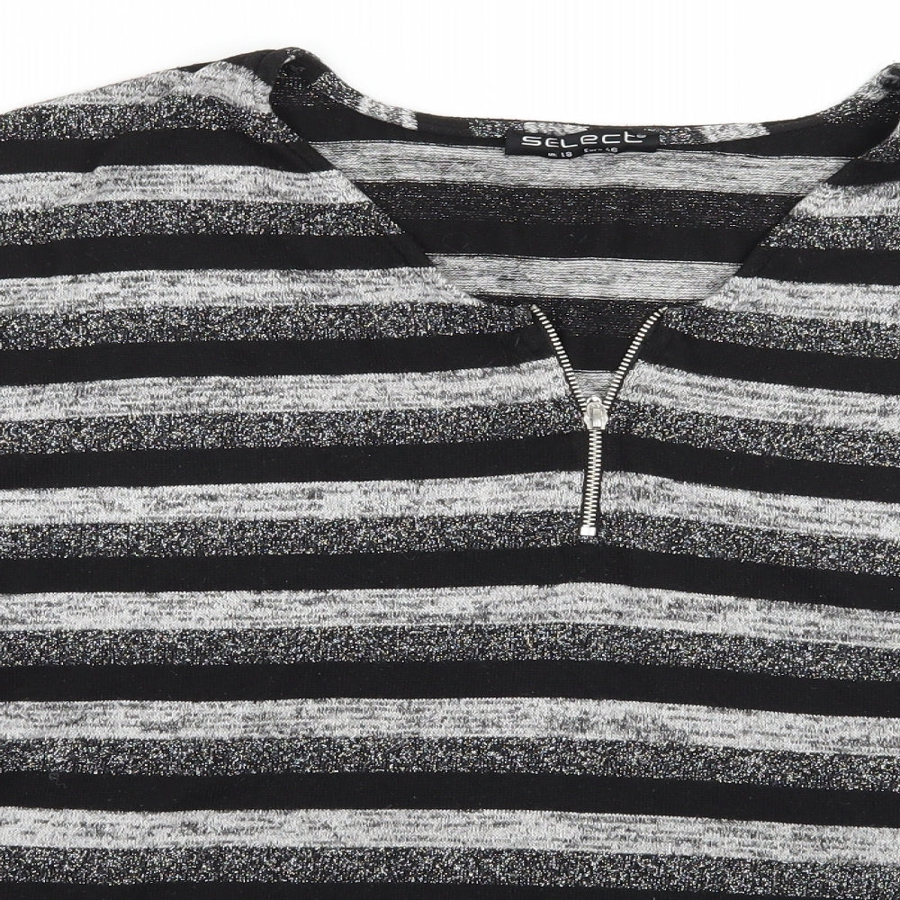 Womens UK Size 18 Select Grey Pullover Jumper