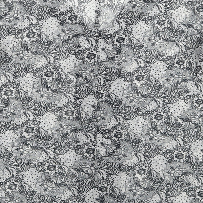 F&F Womens White Floral  Basic Blouse Size 12