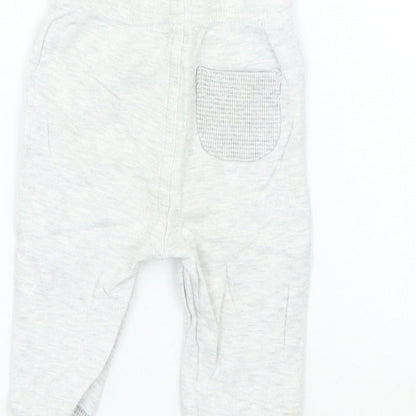 George Girls Grey   Sweatpants Trousers Size 3-6 Months