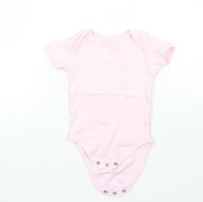 George Girls Pink   Babygrow One-Piece Size 3-6 Months