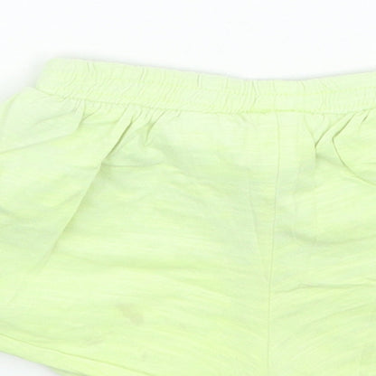 Zara Girls Green Floral  Cropped Trousers Size 12-18 Months