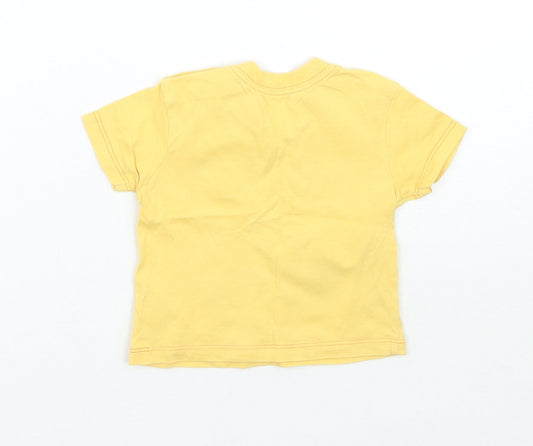Cherokee Boys Yellow   Basic T-Shirt Size 0-3 Months