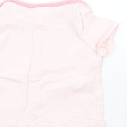 NEXT Girls Pink   Basic T-Shirt Size 0-3 Months