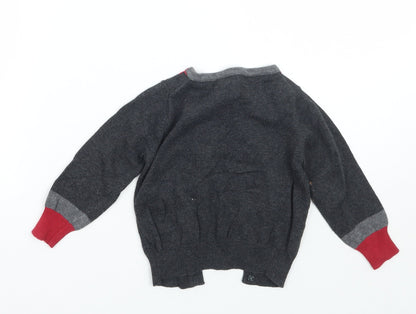 Shrinking Violet Girls Grey   Cardigan Jumper Size 12-18 Months