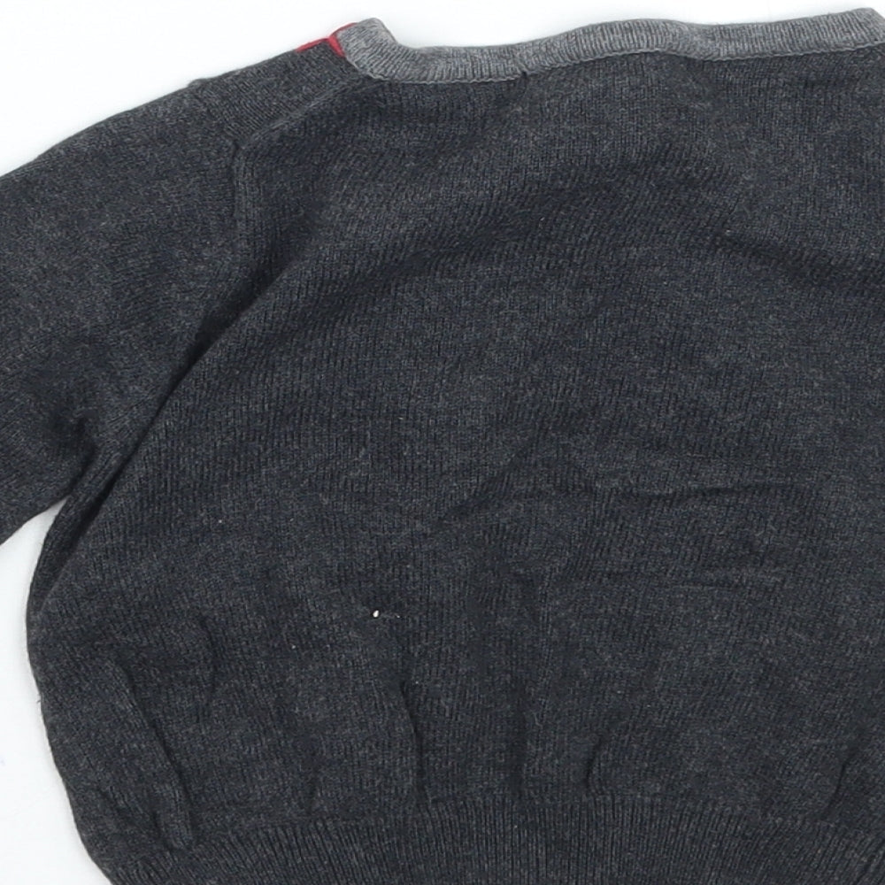 Shrinking Violet Girls Grey   Cardigan Jumper Size 12-18 Months