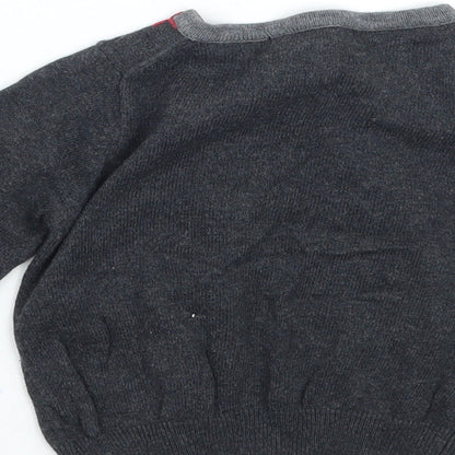 Shrinking Violet Girls Grey   Cardigan Jumper Size 12-18 Months