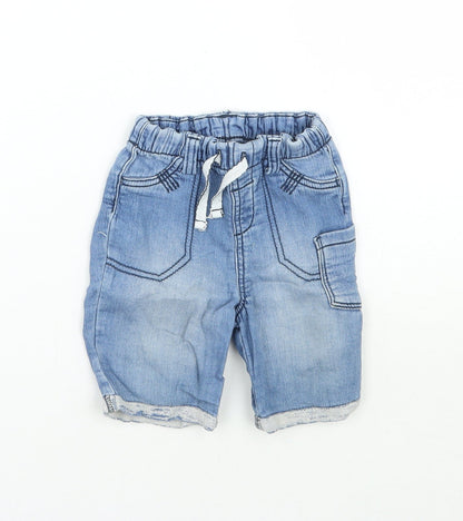 Nutmeg Boys Blue   Cargo Jeans Size 9-12 Months