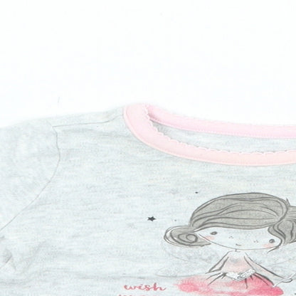 Primark Girls Grey   Basic T-Shirt Size 0-3 Months