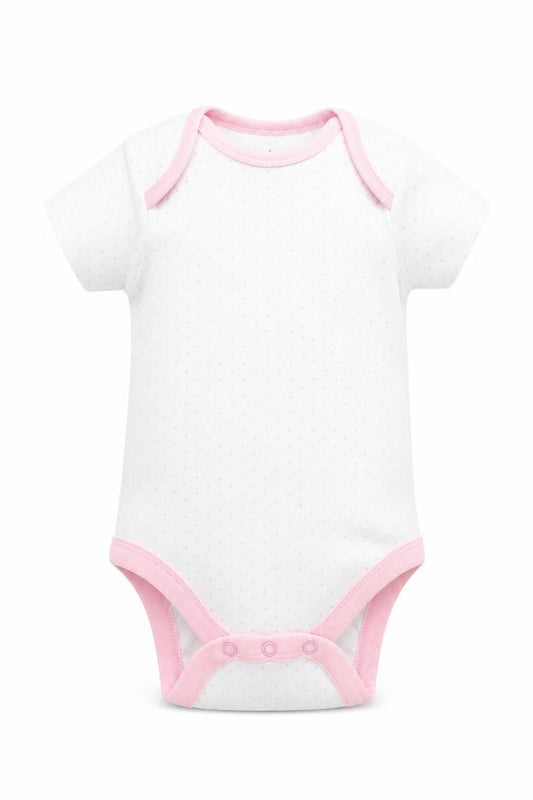 NEXT Girls White Polka Dot  Babygrow One-Piece Size 3-6 Months