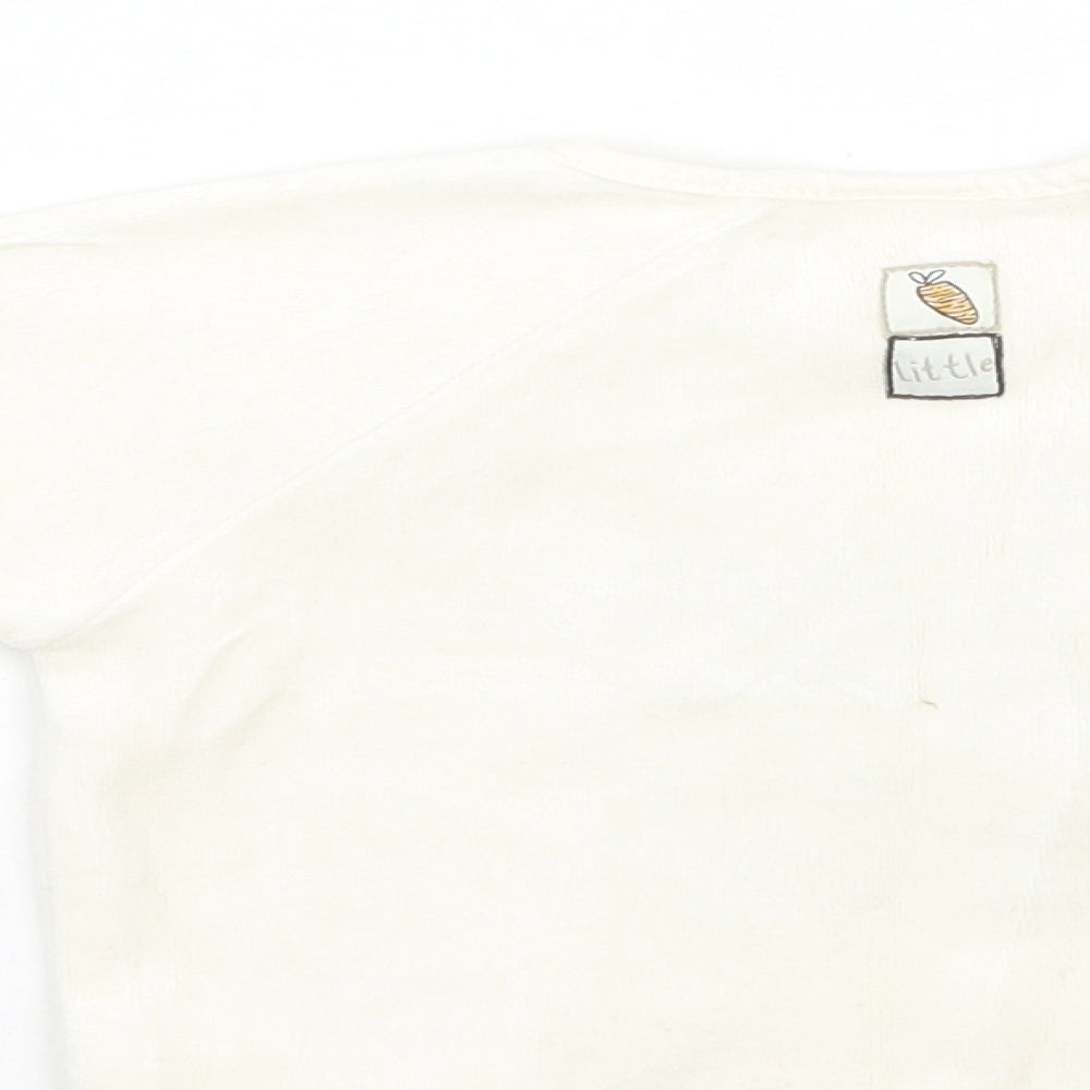 Little bundle Baby Ivory   Pullover Jumper Size 9-12 Months