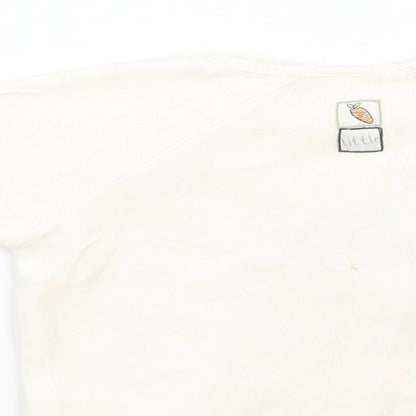 Little bundle Baby Ivory   Pullover Jumper Size 9-12 Months