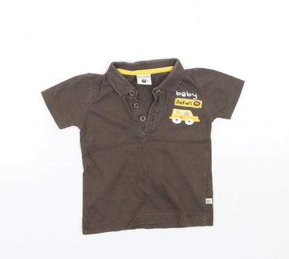 My little bear Baby Brown   Basic T-Shirt Size 9-12 Months