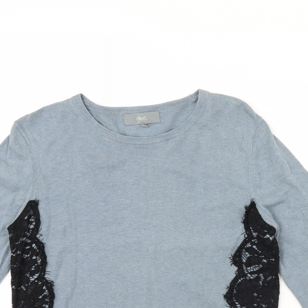 Womens UK Size 10 NEXT Blue Pullover Jumper