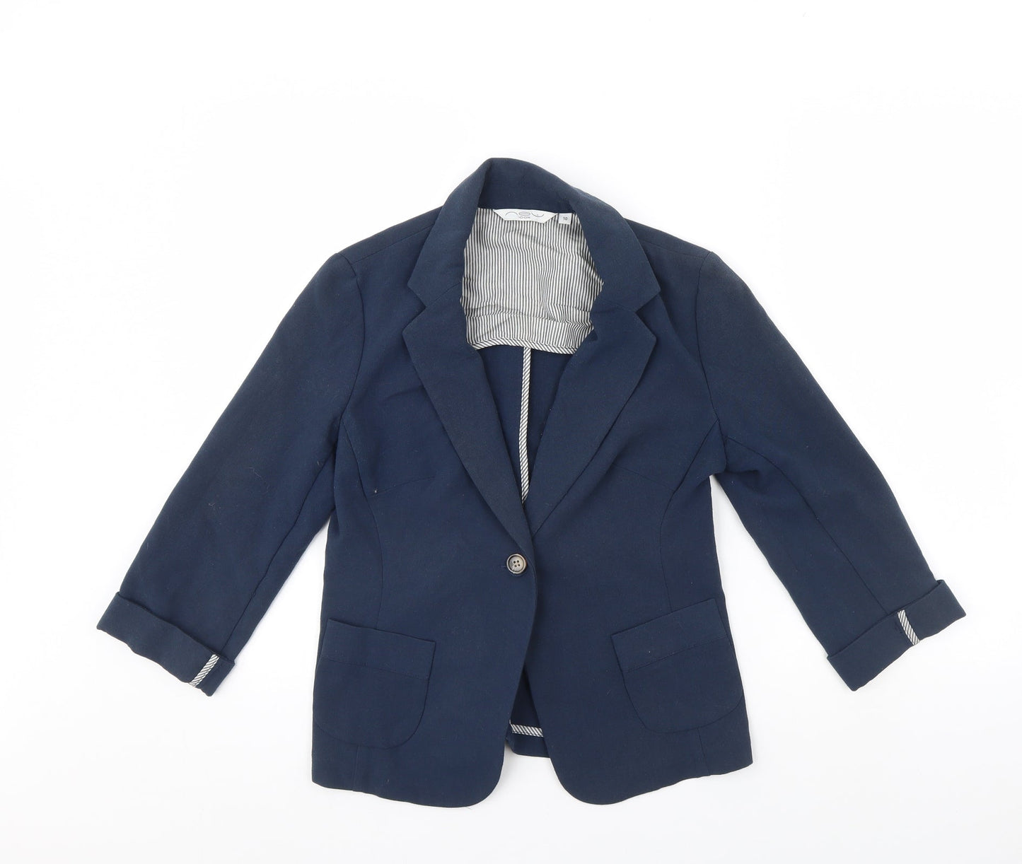 Womens UK Size 10 New Look Blue Jacket