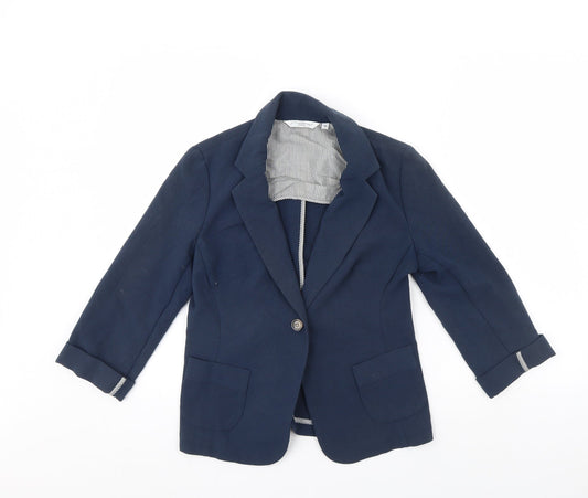 Womens UK Size 10 New Look Blue Jacket