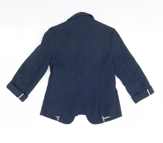 Womens UK Size 10 New Look Blue Jacket