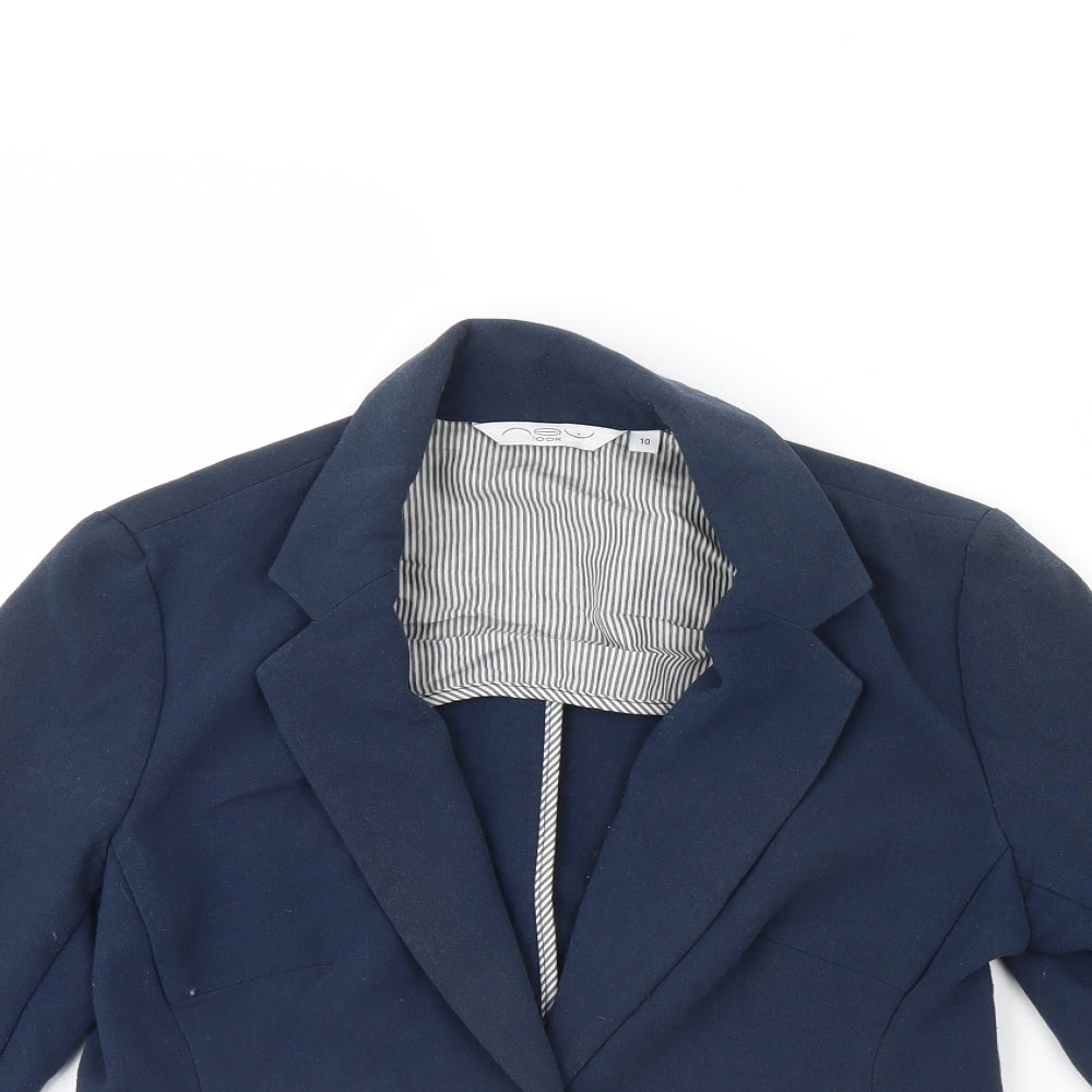 Womens UK Size 10 New Look Blue Jacket