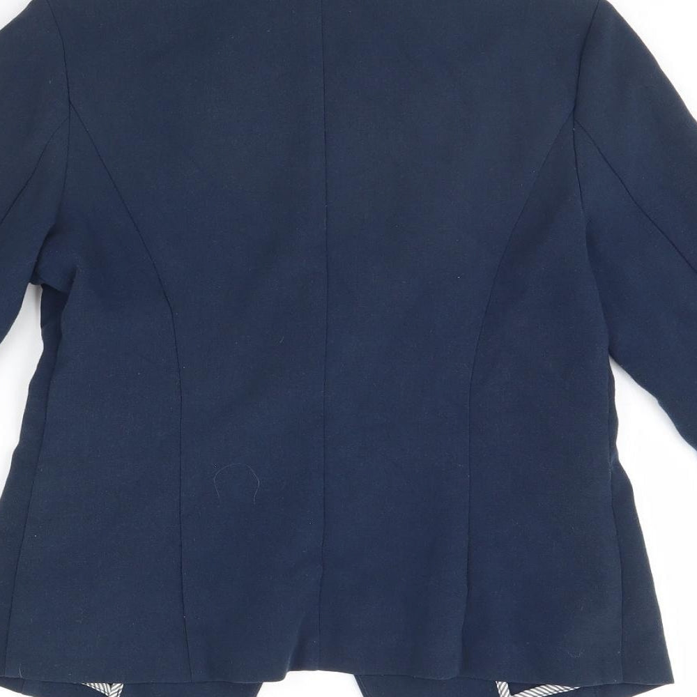 Womens UK Size 10 New Look Blue Jacket