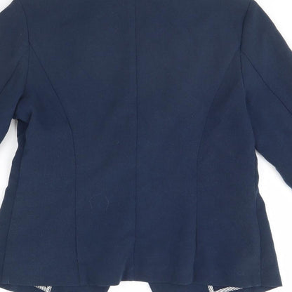 Womens UK Size 10 New Look Blue Jacket