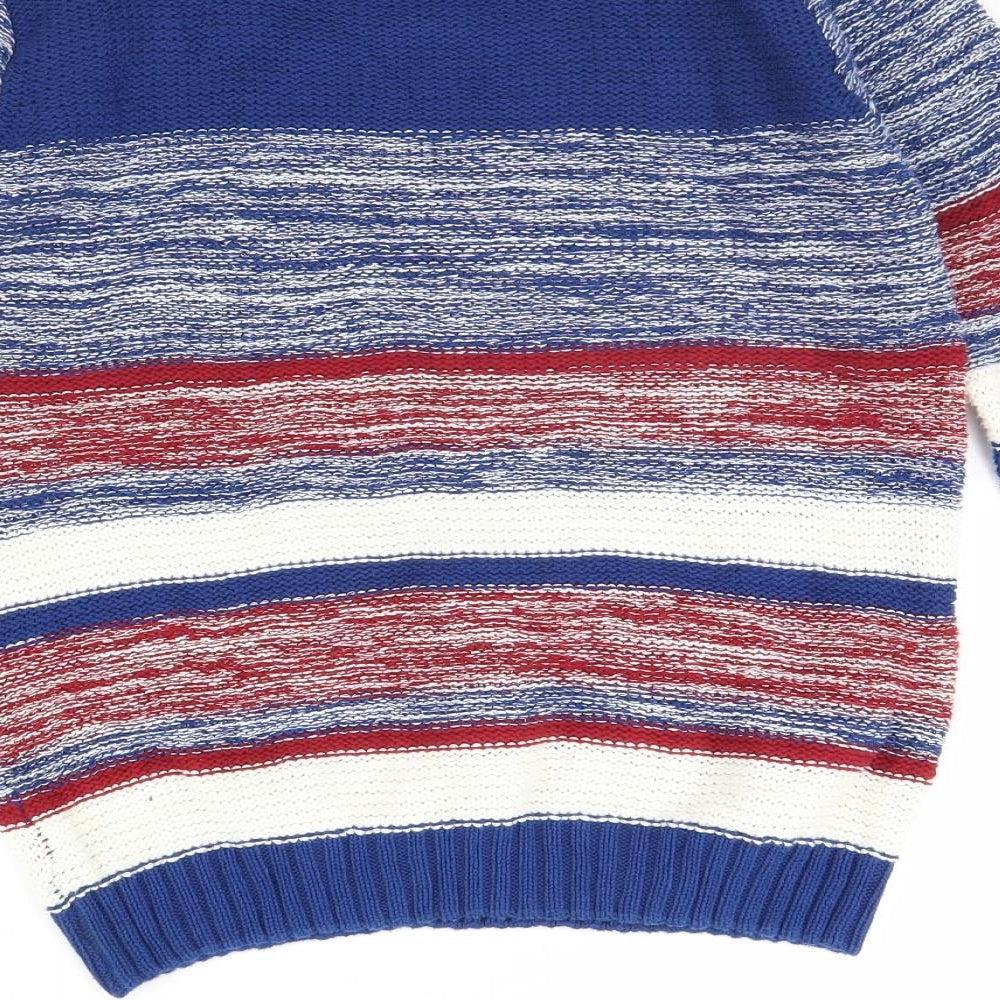 FOREVER 21 Womens Blue Striped  Pullover Jumper Size S