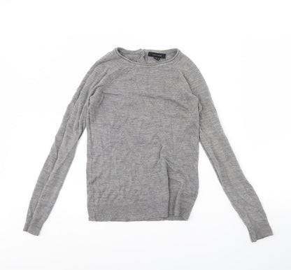 Womens UK Size 8 Atmosphere Grey Pullover Jumper