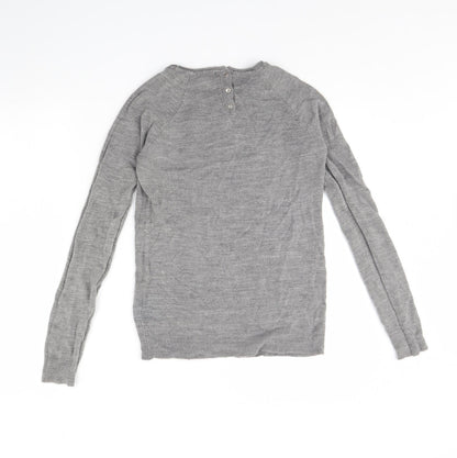 Womens UK Size 8 Atmosphere Grey Pullover Jumper