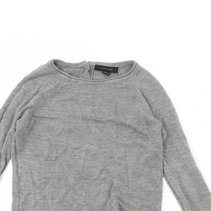 Womens UK Size 8 Atmosphere Grey Pullover Jumper