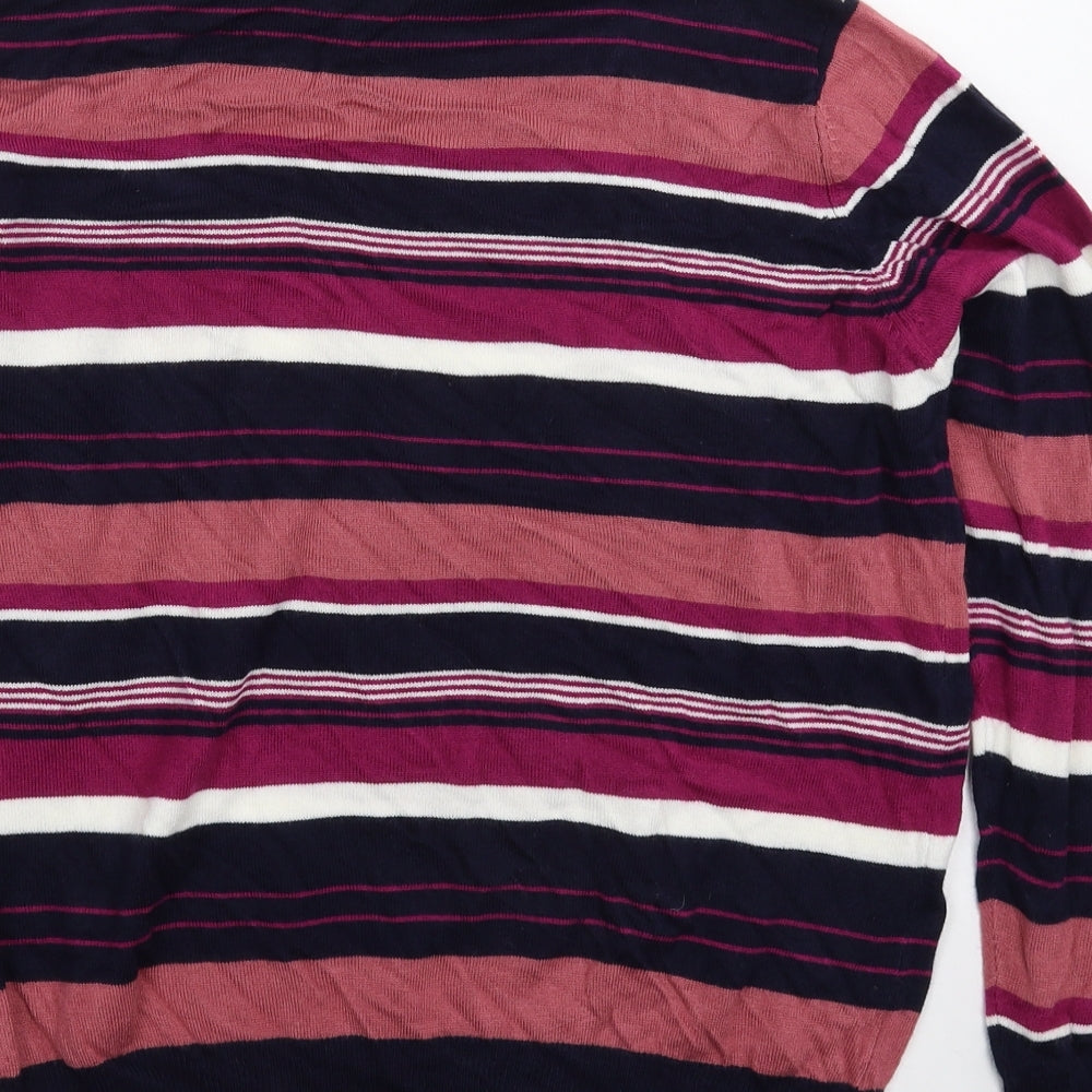 Womens UK Size 16 Isle Multicoloured Pullover Jumper
