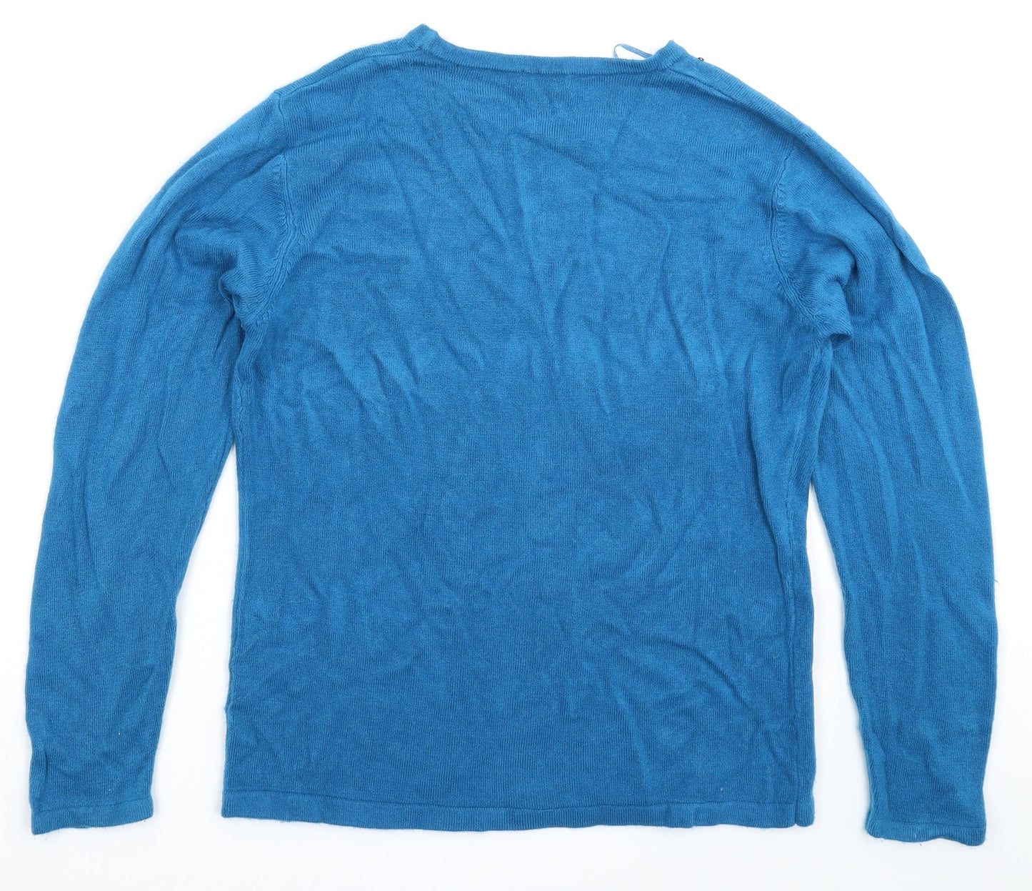 Womens UK Size M BM Blue Pullover Jumper