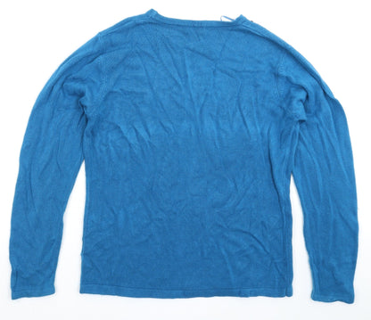 Womens UK Size M BM Blue Pullover Jumper