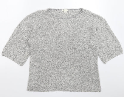Womens UK Size M H&M Grey Pullover Jumper