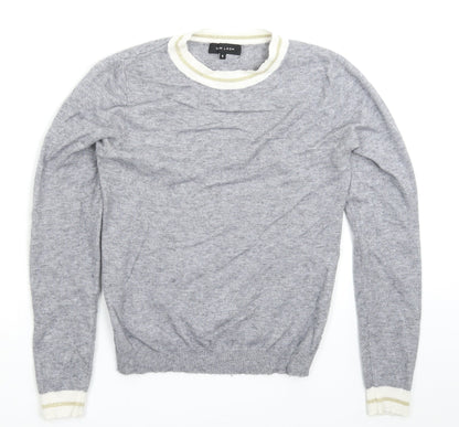 Womens UK Size 8 New Look Grey Pullover Jumper