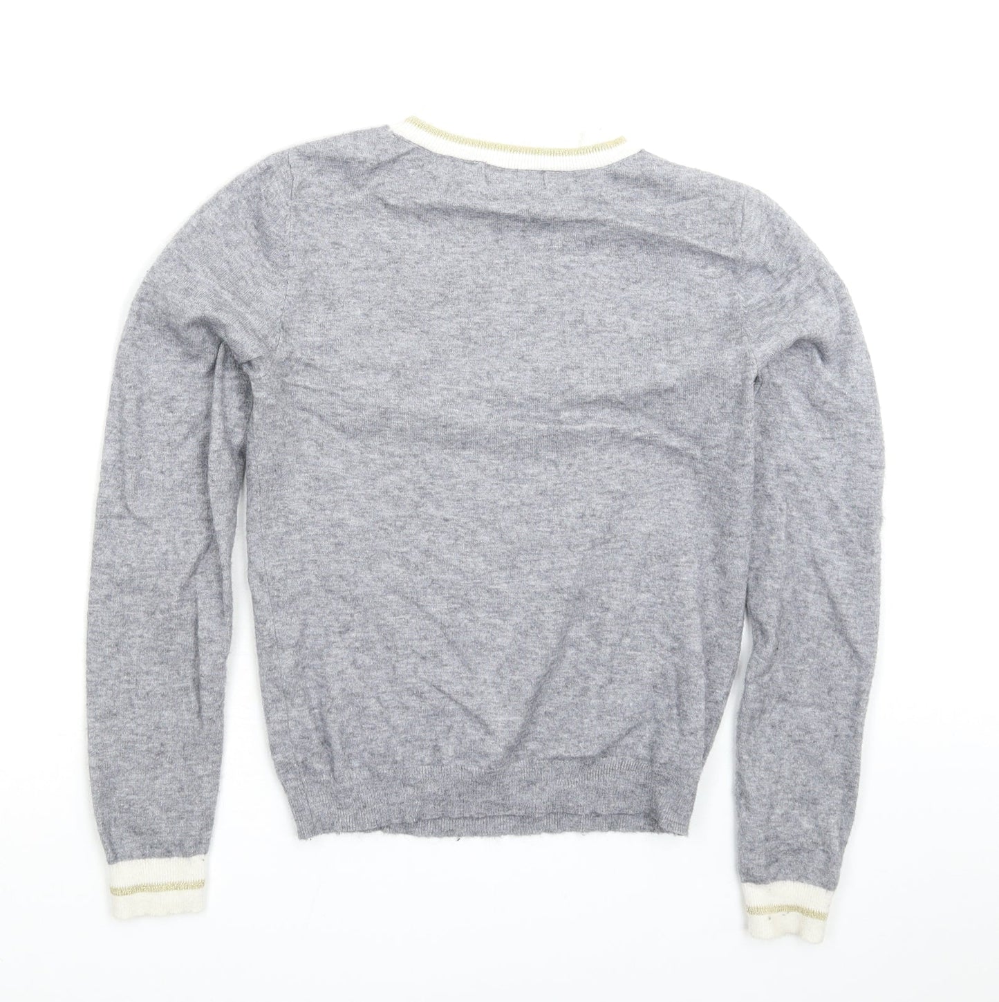 Womens UK Size 8 New Look Grey Pullover Jumper