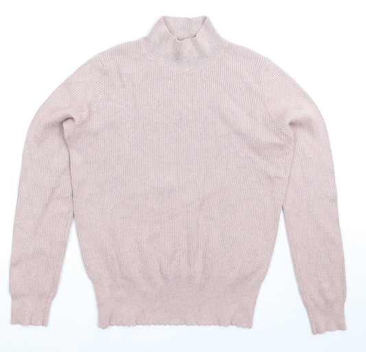 TU Womens Beige  Knit Pullover Jumper Size 12