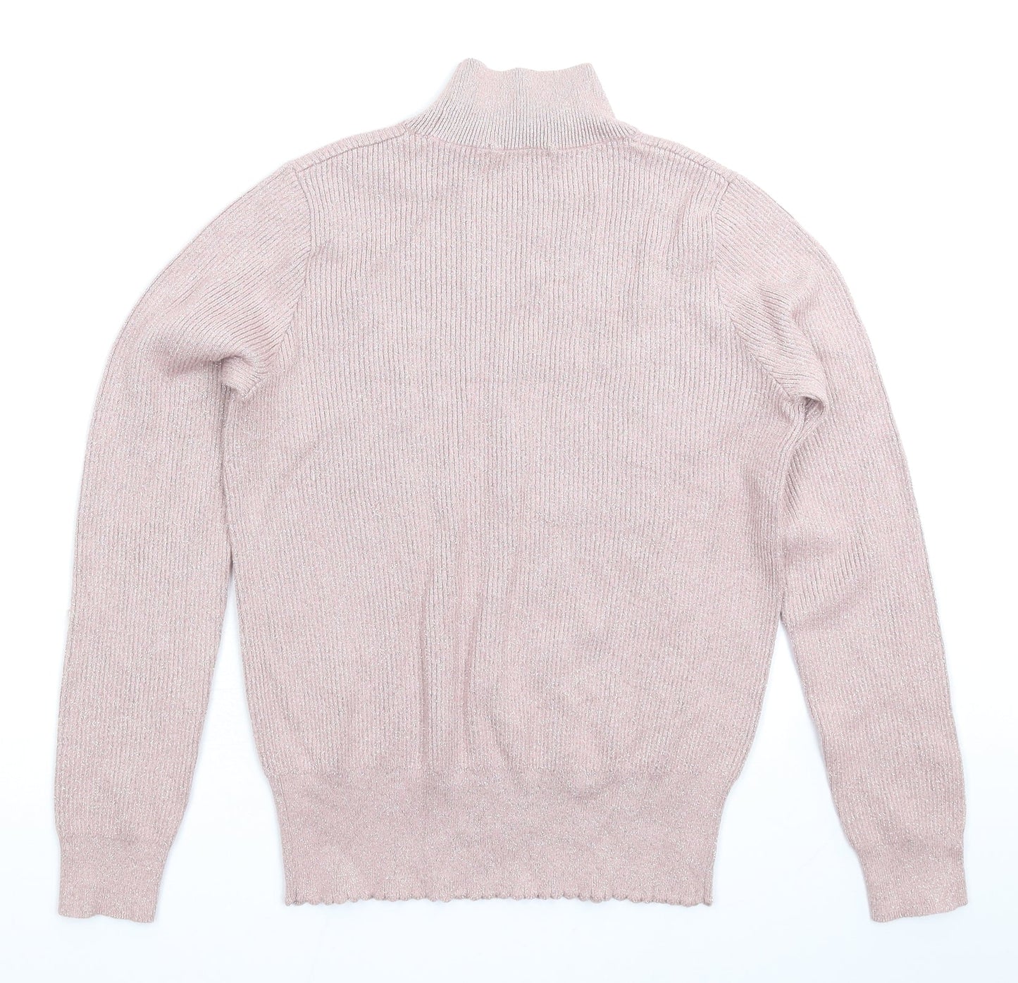 TU Womens Beige  Knit Pullover Jumper Size 12