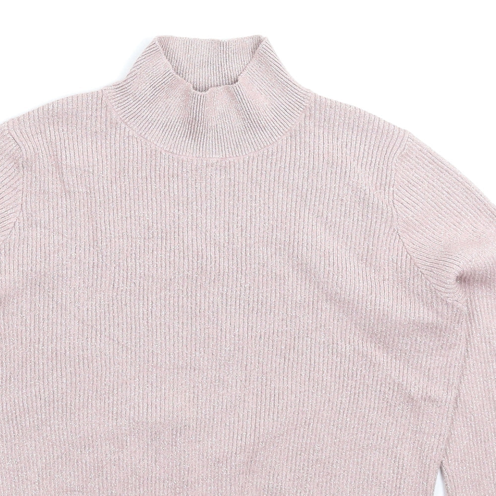 TU Womens Beige  Knit Pullover Jumper Size 12